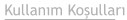 Kullanım Koşulları